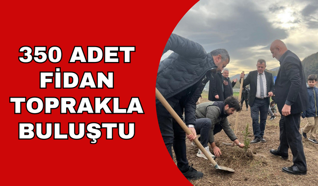 DEPREM ŞEHİTLERİ ANISINA FİDAN DİKİLDİ