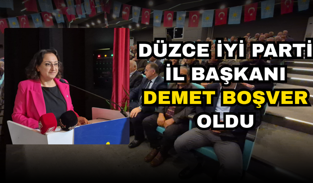 İYİ PARTİ DÜZCE İL BAŞKANI YUNUS ÖZAY ER’İN DÖNEMİ BİTTİ