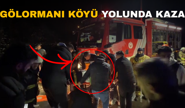 ŞARAMPOLE DEVRİLEN OTOMOBİLDEKİ 2 KİŞİ YARALANDI