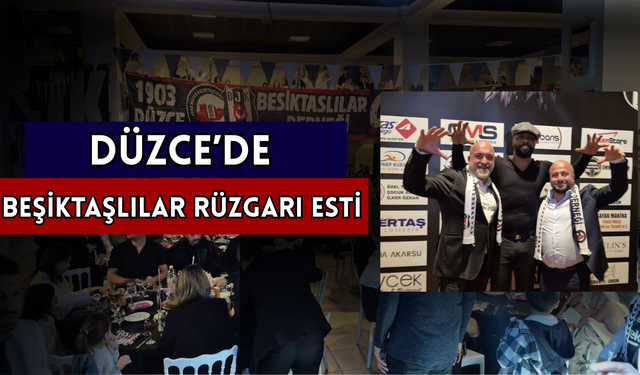EFSANE FUTBOLCULAR DÜZCELİ TARAFTARLARLA BİR ARAYA GELDİ