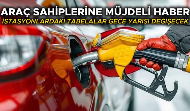 BENZİN VE MOTORİN FİYATLARINA ÇİFTE İNDİRİM GELİYOR