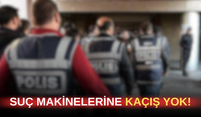 DÜZCE POLİSİ SUÇLULARA GEÇİT VERMİYOR