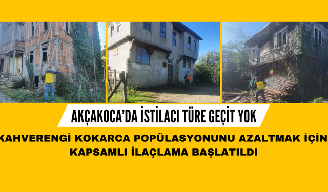 AKÇAKOCA’DA İSTİLACI TÜRE GEÇİT YOK