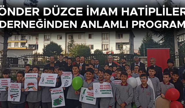 “TÜRKİYE YEŞERİYOR, GAZZE GÜÇLENİYOR”