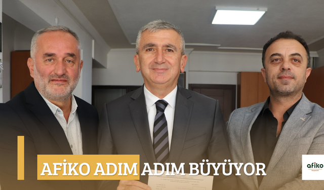 AFİKO ADIM ADIM BÜYÜYOR