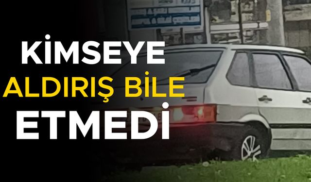 KIRMIZI IŞIKTA BEKLEMEK İSTEMEYEN SÜRÜCÜNÜN YAPTIĞI ‘PES’ DEDİRTTİ