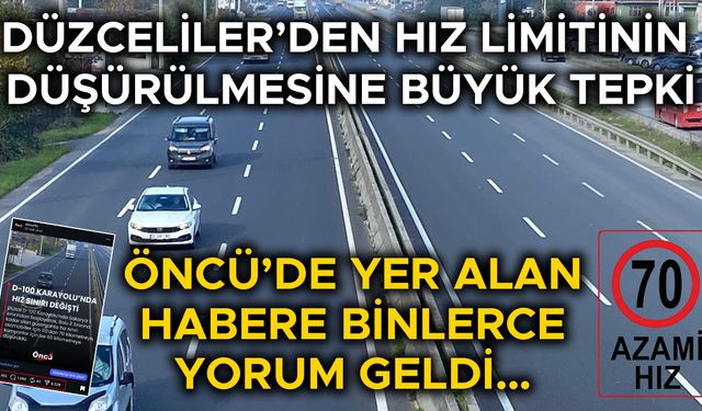 DÜZCELİLER TEPKİLERİNİ YORUM YAPARAK DİLE GETİRDİ