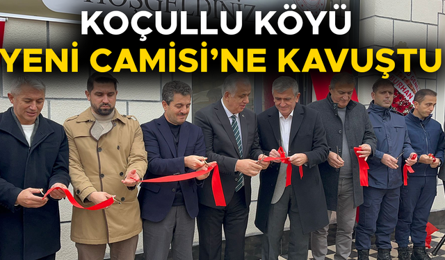 KÖY CAMİSİ DÜZENLENEN TÖRENİN ARDINDAN İBADETE AÇILDI