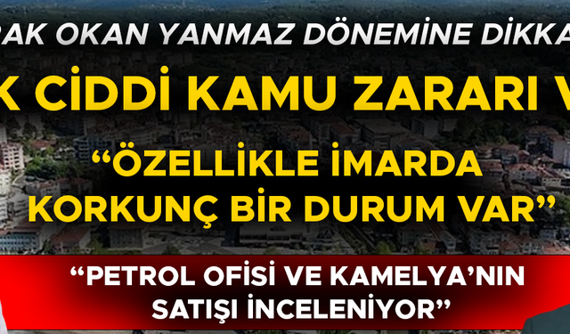 “ZARARIN 500 MİLYON OLDUĞUNU DÜŞÜNÜYORUM”