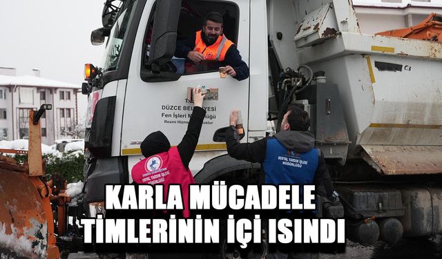 SICAK ÇAY VE KEK İKRAMI YAPILDI