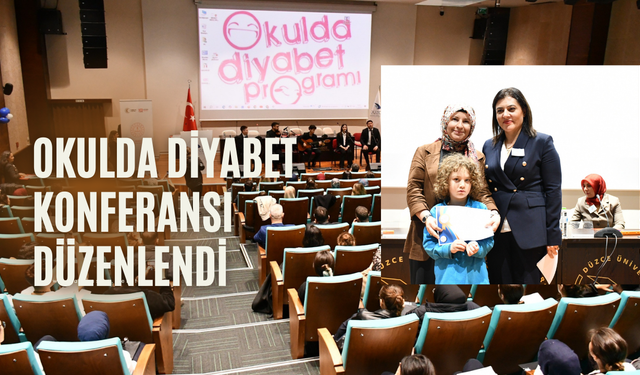 OKULDA DİYABET KONFERANSI DÜZENLENDİ