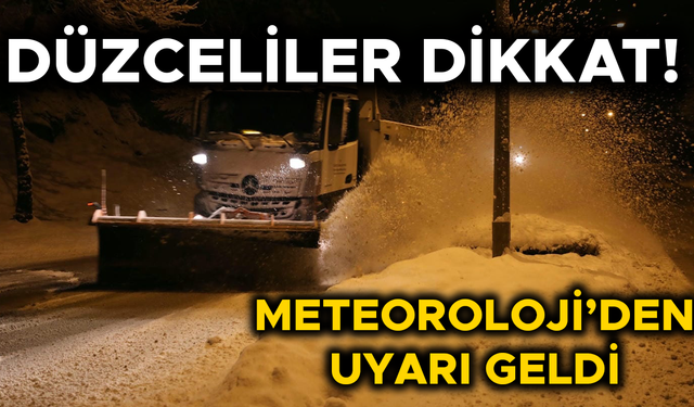 KAR YAĞIŞI VE SAĞANAK İÇİN GÜN VERİLDİ