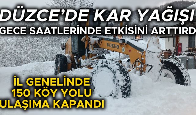 TÜM EKİPLER KARLA MÜCADELE İÇİN SEFERBER EDİLDİ