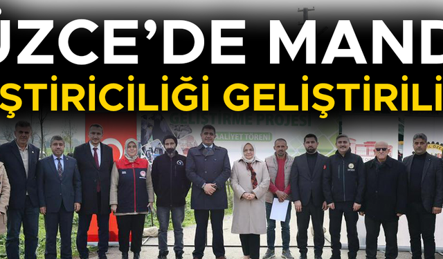 ÜRETİCİLERE 17 ADET MANDA BOĞASI DAĞITILDI
