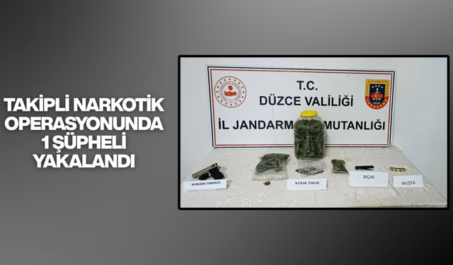 DÜZCE’DE JANDARMADAN UYUŞTURUCU OPERASYONU