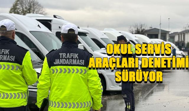 ARAÇLAR TİTİZLİKLE KONTROL EDİLİYOR