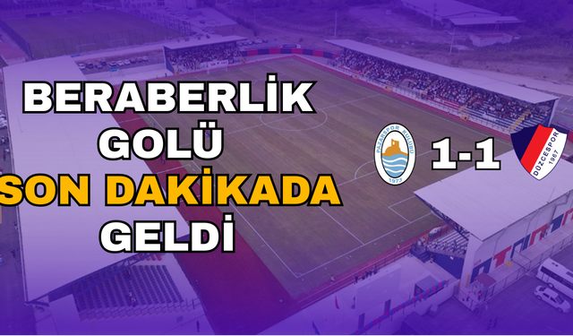 DÜZCESPOR KÖTÜ GİDİŞATA DUR DEMEK İSTİYOR