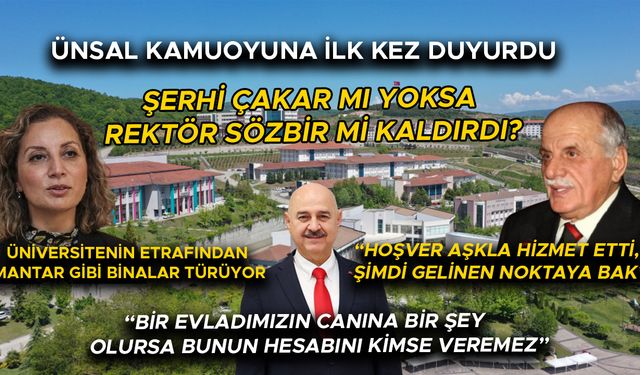 DÜZCE ÜNİVERSİTESİ YERLEŞKESİNDE RANT KOKUSU VAR