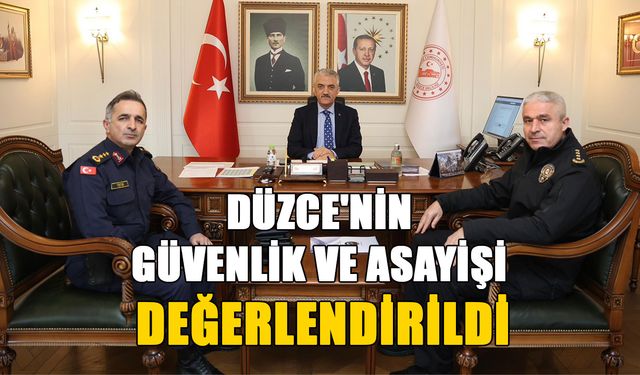 VALİ MAKAS BAŞKANLIĞINDA TOPLANTI