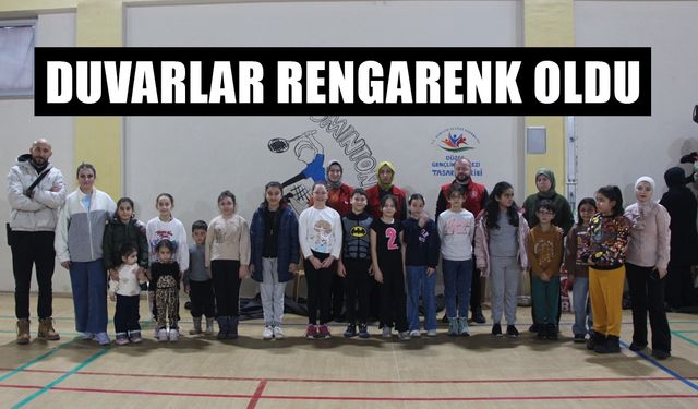 KATILIMCILAR SANATSAL BECERİLERİNİ GELİŞTİRDİ