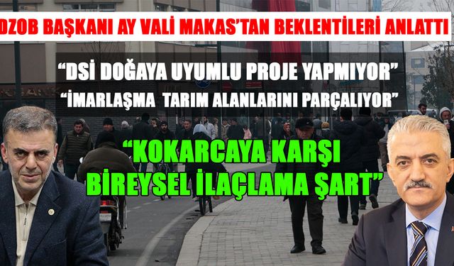 “DÜZCE’DE BEKLENTİ VE SORUNLAR ÇOK”
