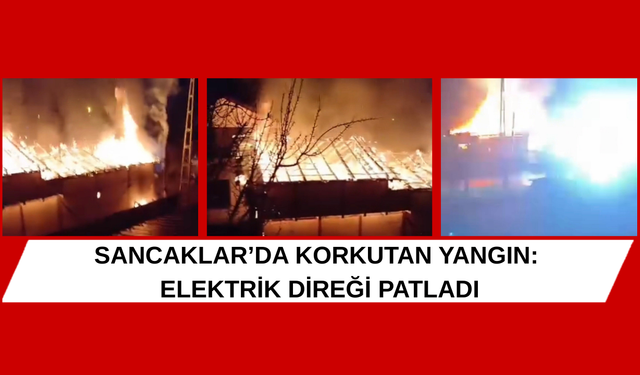 KIVILCIMLARIN SIÇRADIĞI MOBİLYA ATÖLYESİ TAMAMEN YANDI