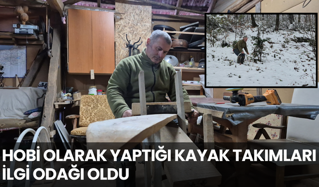 ''KIRILAN BALTA VE KAZMA SAPLARINI YAPIYORUM''