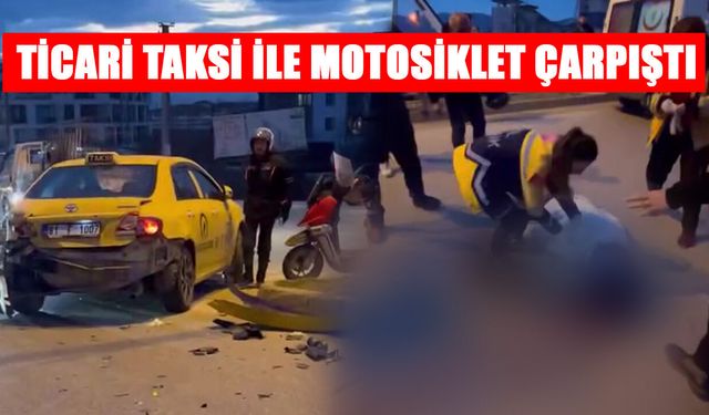 MOTOSİKLET SÜRÜCÜSÜ AĞIR YARALANDI