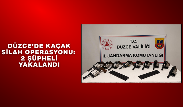 AFYON’DAN DÜZCE’YE SİLAH SEVKİYATINA JANDARMA ENGELİ