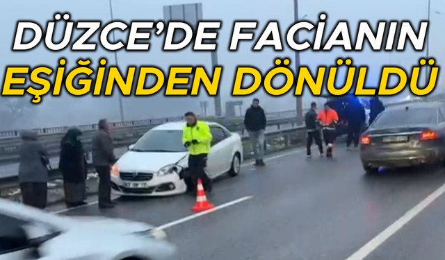 TERS ŞERİDE GİREN OTOMOBİL BİR BAŞKA ARACA ÇARPTI