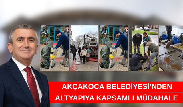 ÇINAR VE ÇUHALLI CADDESİ’NDE KANALİZASYON HATLARI ELDEN GEÇİRİLİYOR