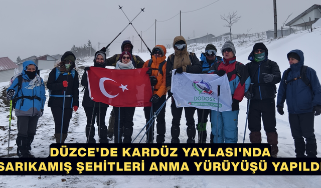 1830 RAKIMLI ZİRVEDE SARIKAMIŞ ŞEHİTLERİ İÇİN ANLAMLI ETKİNLİK