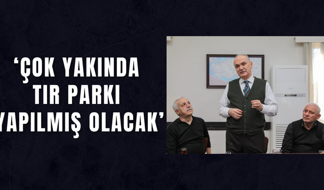 BELEDİYE BAŞKANI FARUK ÖZLÜ ŞOFÖRLERLE BİR ARAYA GELDİ