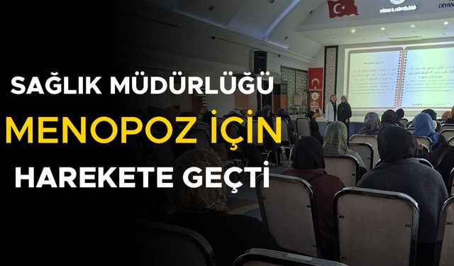 MENOPOZ OKULU’NUN İLK EĞİTİM PROGRAMI DÜZENLENDİ