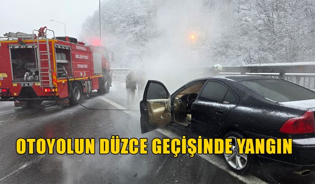 OTOMOBİL KÜLE DÖNDÜ
