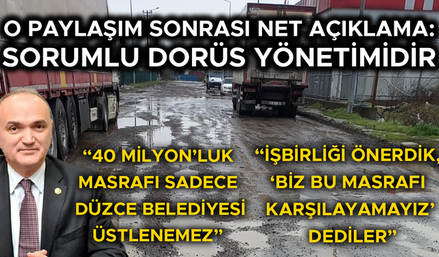 “BİZİM ASIL İŞİMİZ VATANDAŞIMIZIN YOLUNU YAPMAKTIR”