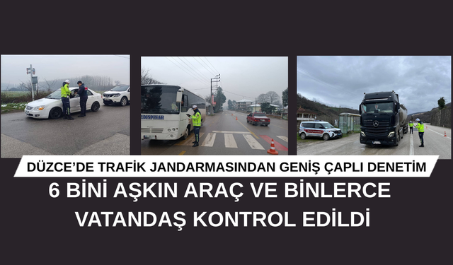 6 BİNİ AŞKIN ARAÇ VE BİNLERCE VATANDAŞ KONTROL EDİLDİ