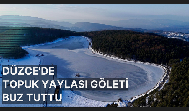 DONAN GÖLET DRONE İLE HAVADAN GÖRÜNTÜLENDİ