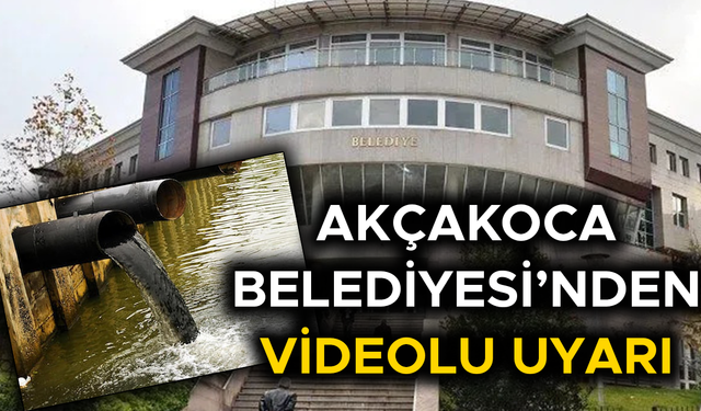 “ATIK YAĞLAR AKÇAKOCA’YA ZARAR VERİYOR”