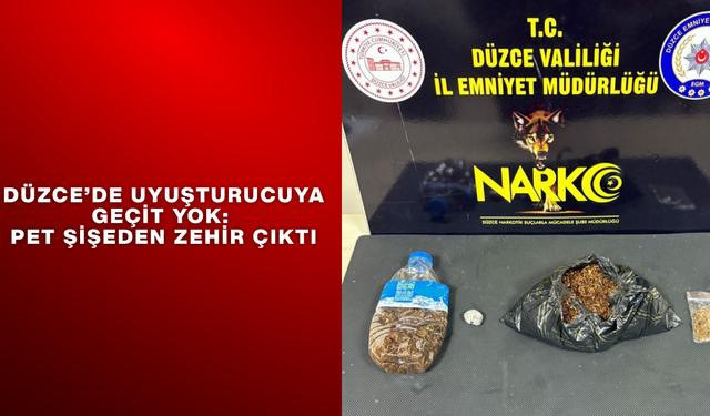 DÜZCE’DE İKİ AYRI UYUŞTURUCU OPERASYONU: 2 ŞÜPHELİ TUTUKLANDI