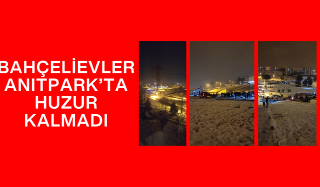 EĞLENCE AMAÇLI TOPLANAN GRUPLAR MAHALLE SAKİNLERİNİ CANINDAN BEZDİRDİ