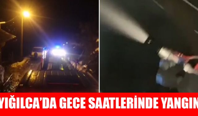 ÇIKAN YANGIN TEK KATLI EVDE BÜYÜK ÇAPTA HASARA NEDEN OLDU