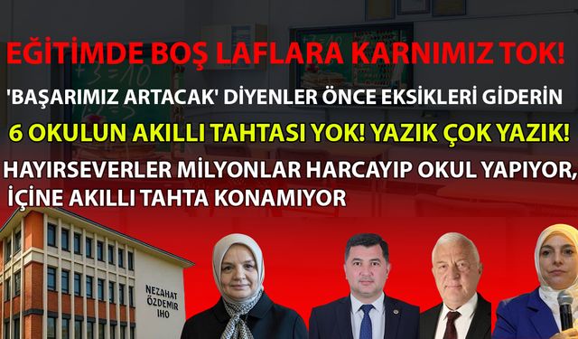 DURUMU İÇLER ACISI OKULLAR VAR! BU KADAR REZİL İŞİ NASIL BECERDİNİZ!