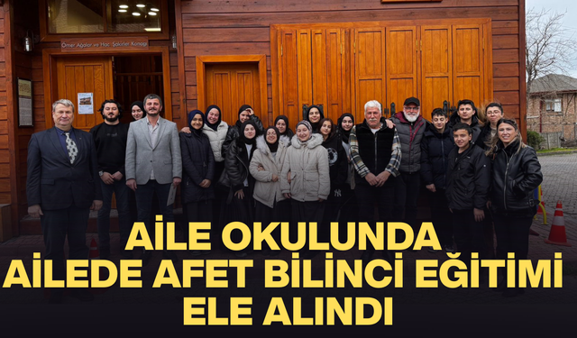 ''TÜRKİYE AFET RİSKİ YÜKSEK BİR COĞRAFYADA YER ALIYOR''