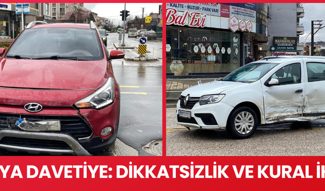 ATATÜRK BULVARI’NDA PEŞ PEŞE ÇARPIŞMALAR!