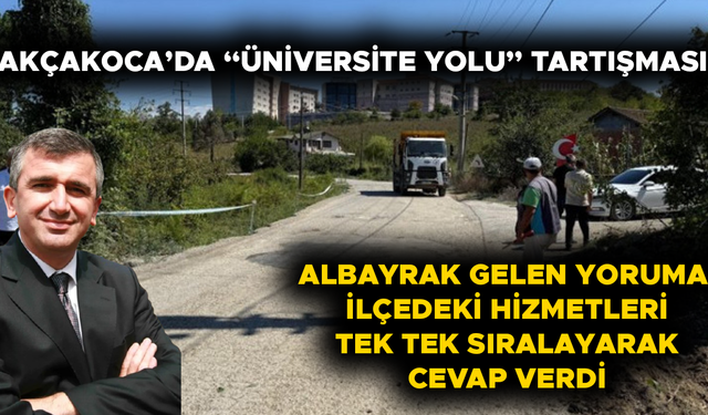 “ÜNİVERSİTE YOLU 13 YIL SONRA ASFALTLANACAK”