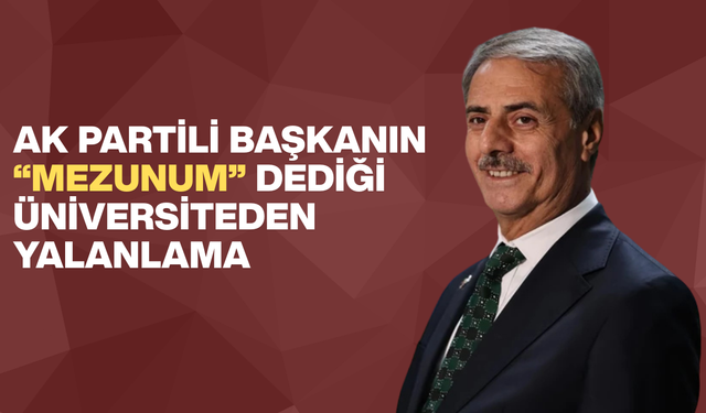 DAÜ: KAYDI YOK, DİPLOMASI BULUNMUYOR