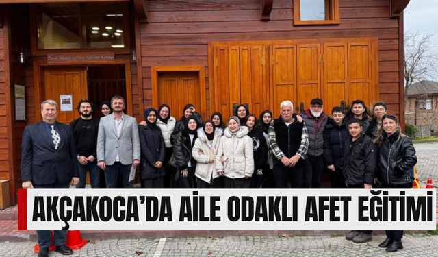 DEPREM, SEL VE YANGINLARA KARŞI ALINACAK ÖNLEMLER ANLATILDI