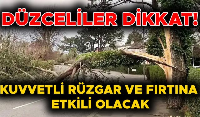 SAATTEKİ HIZININ YER YER 80 KM’YE ÇIKMASI BEKLENİYOR