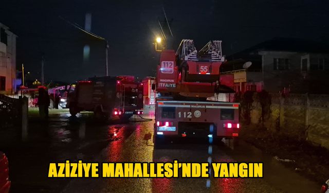 ISINMAK İÇİN YAKTIĞI ATEŞ, YANGIN ÇIKARTTI